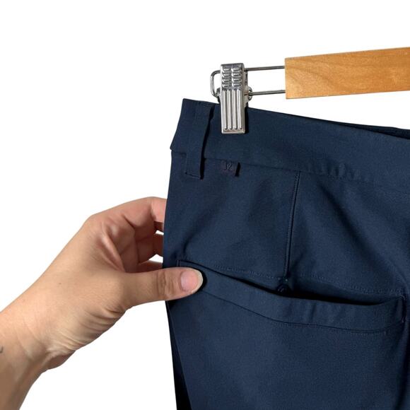 Lululemon Commission Pant Slim Warpstreme Travel Commute Mach Blue Size 30 - Picture 7 of 9
